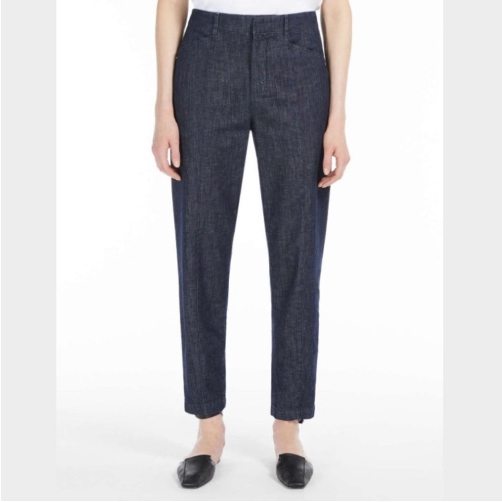 Women's Revere Denim Trouser from 'S MaxMara in Dark Blue. Sz 6